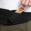 KIPRUN Comfort 2 Unisex Smartphone Running Waistband Black 5 pockets