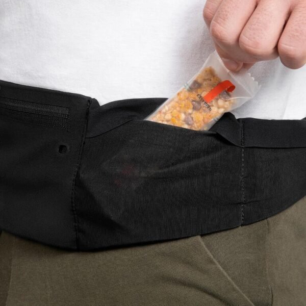 KIPRUN Comfort 2 Unisex Smartphone Running Waistband Black 5 pockets